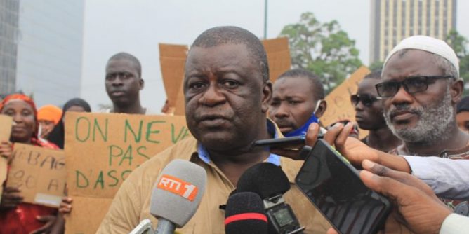 Issiaka Diaby est le Président du Collectif des Victimes en Côte d’Ivoire (CVCI)