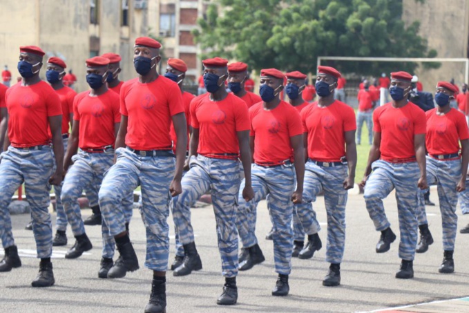 Une vue des élèves sous officiers de la gendarmerie nationale de Côte d'Ivoire ( ph d'archives)