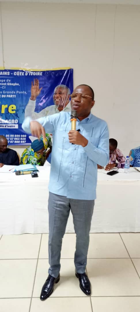 Le Vice-président du Ppa-ci, M. Damana Pickass a dit 'non au retrait de Laurent Gbagbo sur la liste électorale