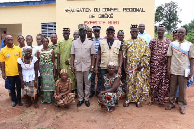 Conseil régional du Gbêkê/ Le ministre Assahoré Konan Jacques met en service plusieurs infrastructures sanitaires et éducatives.