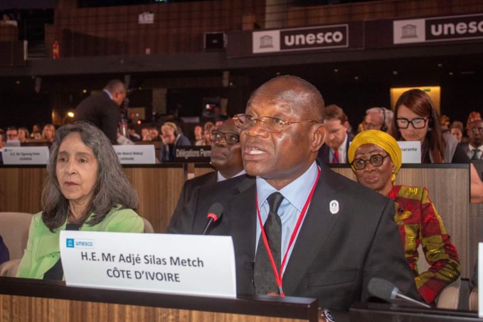 M. Metch Adjé Silas, ministre délégué des sports et du cadre de vie de Côte d'Ivoire