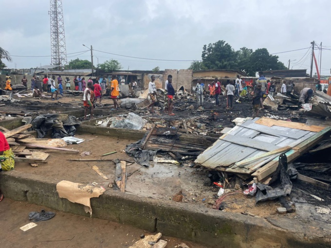 Drame à Yopougon/ Plusieurs habitations partent en fumée