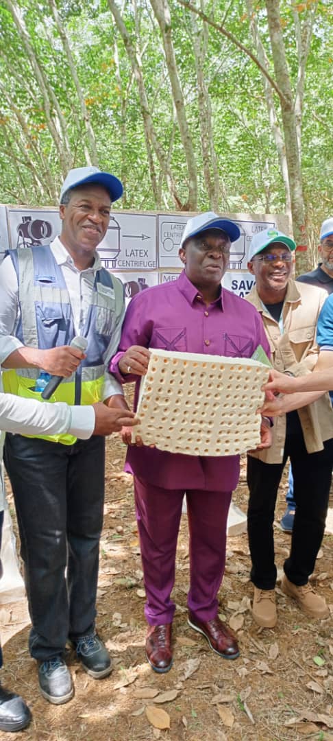 Journée du caoutchouc naturel/Le ministre d'Etat Kobenan Adjoumani en visite à la compagnie agro- industrielle de Pakidié( Dabou) : " Je suis émerveillé "