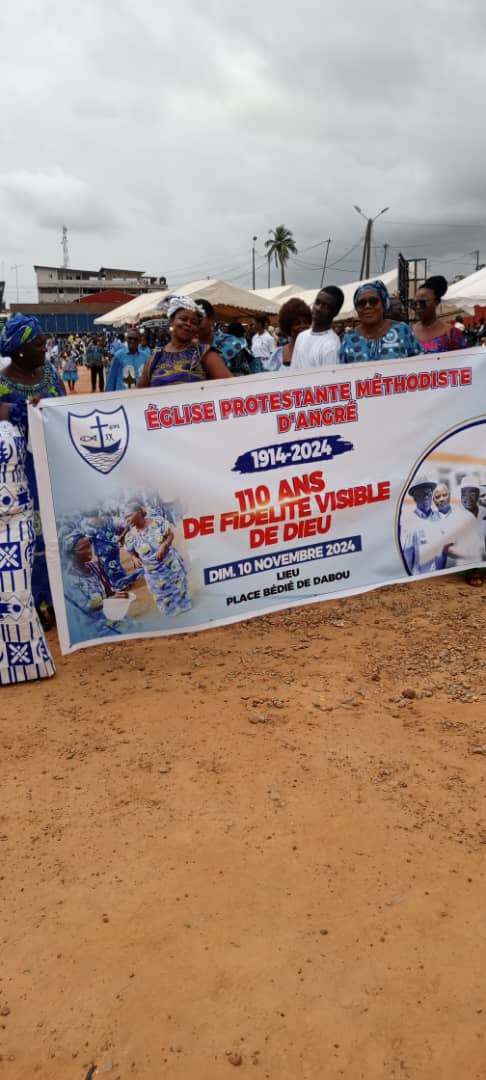 Célébration des 110 ans de l'église protestante méthodiste à Dabou/   N'Guessan Babiotchè ( Pdt de l'Epmci) : "Malgré les menaces, nous restons inébranlables"