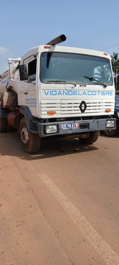 Le camion vidangeur à l'origine de l'accident mortel