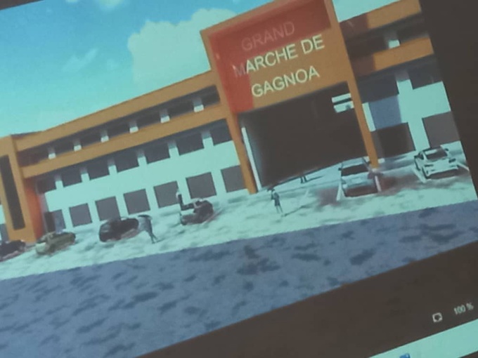 Voici la maquette du futur nouveau marché de Gagnoa