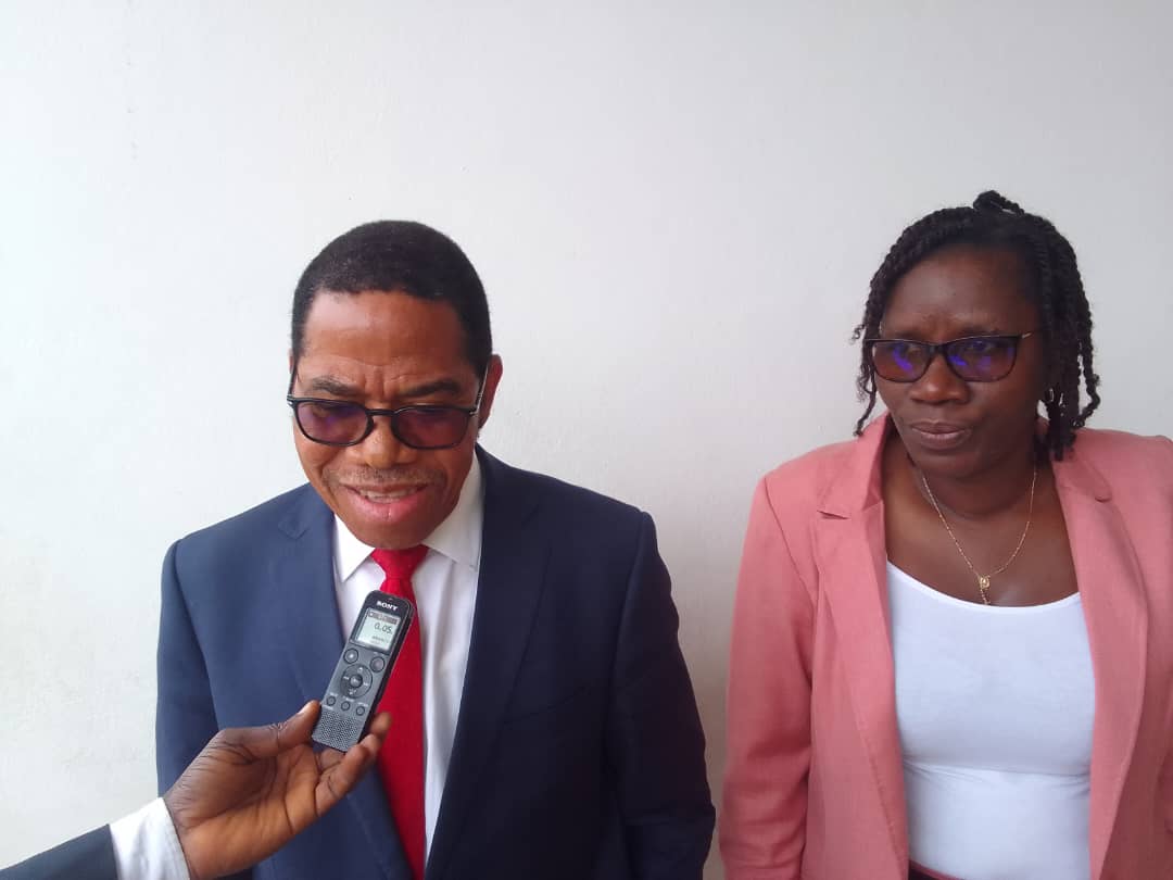 Le Pca d'Agefosyn et Mme Koudou Josiane de l'Ipsdh