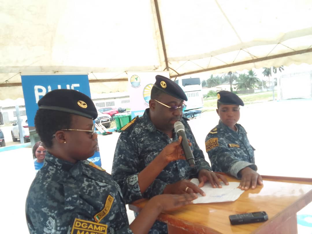 Cap. Amani Lézin, commandant de l'arrondissement des affaires maritimes et portuaires de Jacqueville