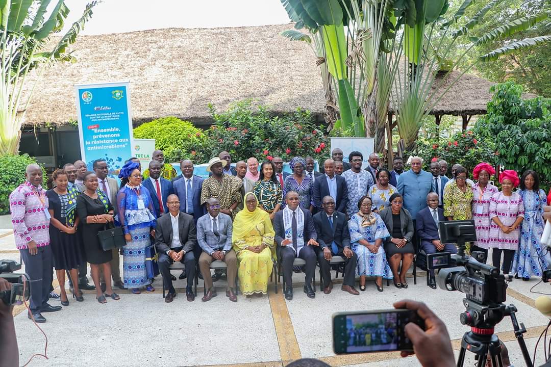 Lancement de  la 5ème édition de la semaine mondiale de la lutte contre  la résistance aux antimicrobiens (RAM) en Côte d’Ivoire.