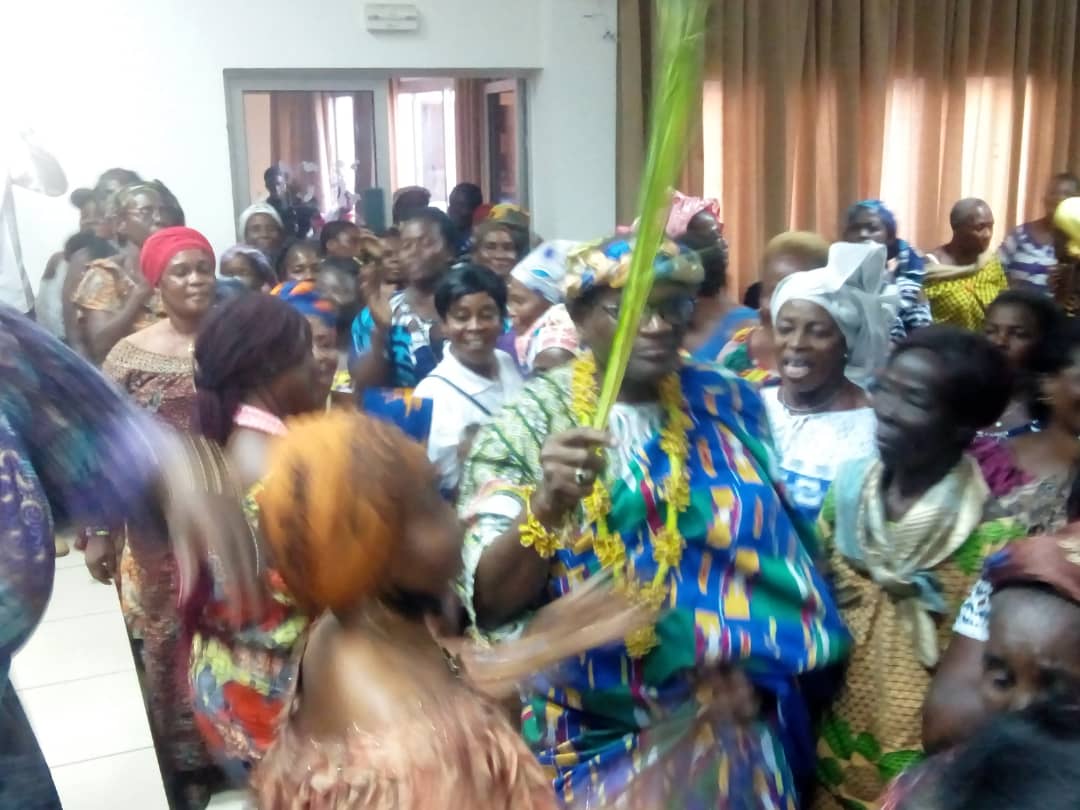 Le ministre du sport et du cadre de vie était avec les femmes du Léboutou