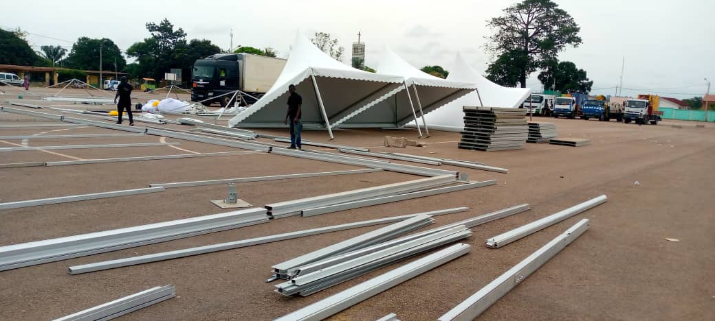 Les installations s'activent à Daoukro