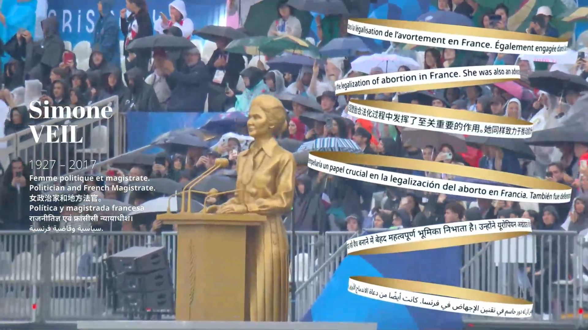 Des femmes inspirantes honorées lors de la cérémonie d’ouverture des Jeux Olympiques de Paris 2024.