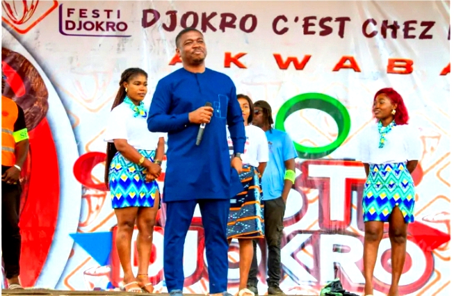 1 ère édition de Djokro Festival/ Ange Sakanoko ( promoteur) sensibilise la jeunesse à la cohésion