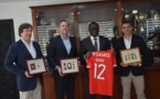 Création d'une académie de football à Abidjan/ Des responsables du Benfica FC chez le ministre Danho Paulin.