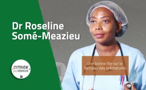 Roseline Somé- Meazeu la bonne fée au chevet des prématurés.