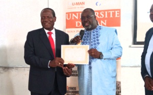 Les étudiants de l’Université polytechnique  de Man en Côte d’Ivoire  à l’école de l’ Agro -industrie.